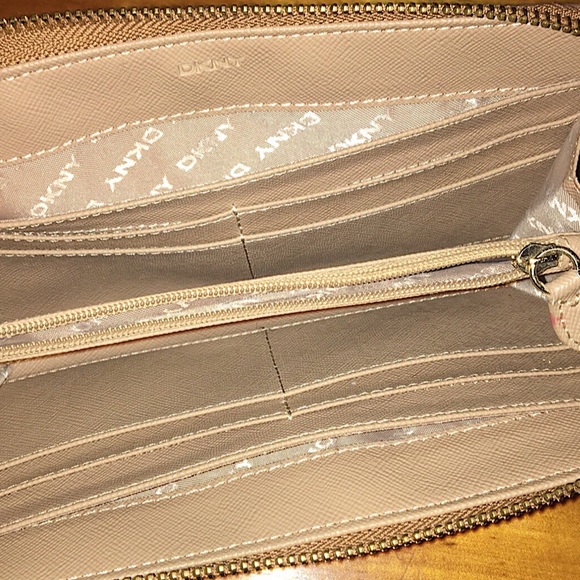 DKNY Saffiano Zip-Around Wallet - Picture 6 of 8